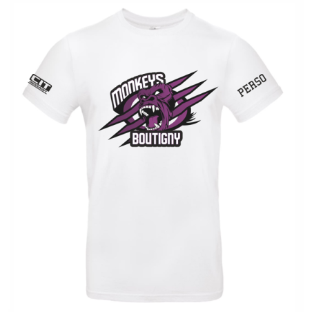 Tshirt coton avec logo devant adulte