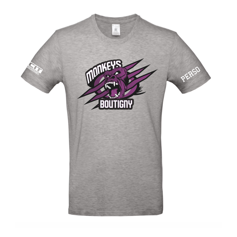 Tshirt coton avec logo devant adulte