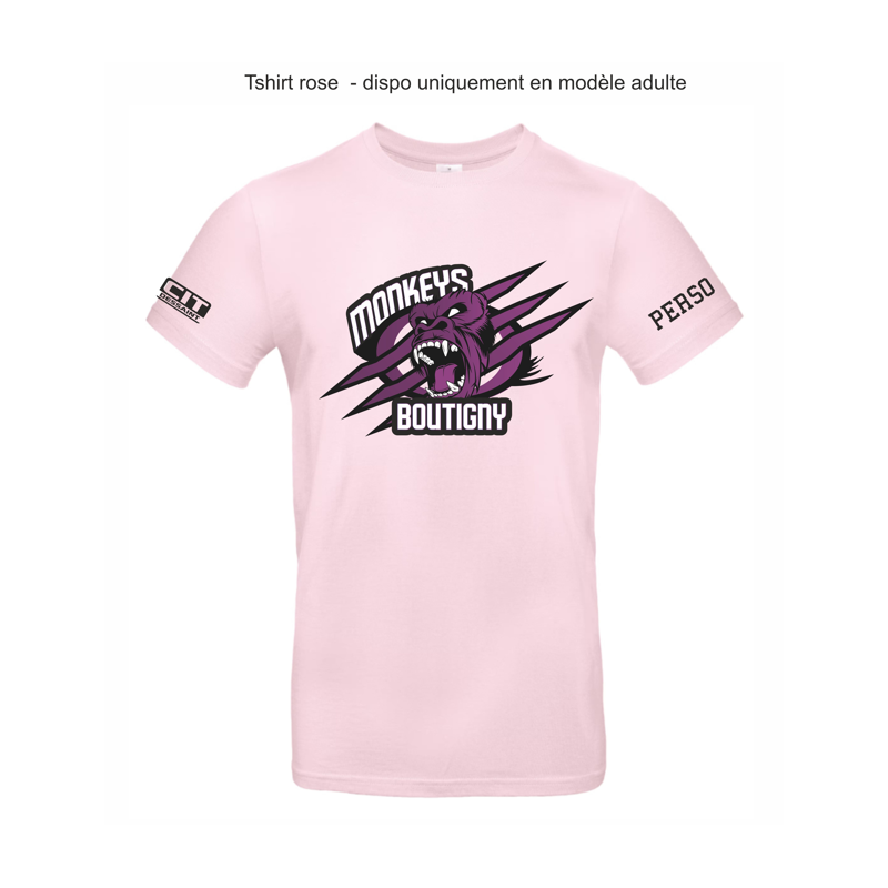 Tshirt coton avec logo devant adulte