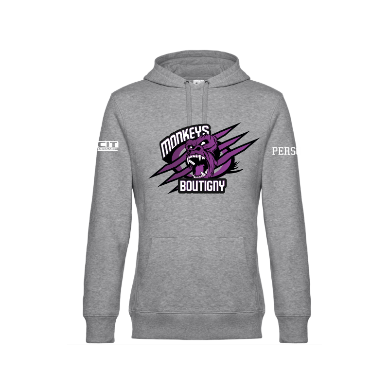 Sweat à capuche avec logo devant enfant