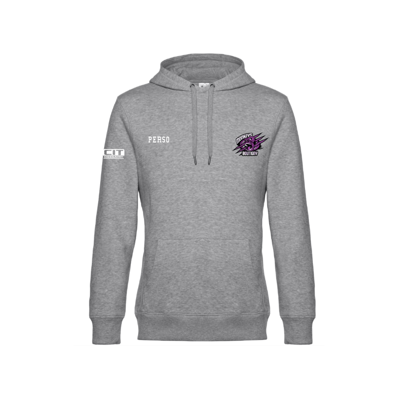 Sweat à capuche logo coeur enfant