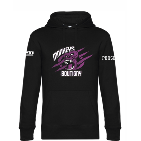 Sweat à capuche logo devant adulte