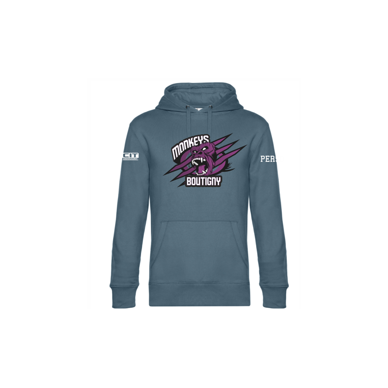 Sweat à capuche logo devant adulte