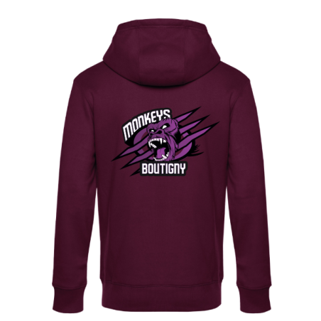 Sweat à capuche logo cœur 1 + dos - Adulte