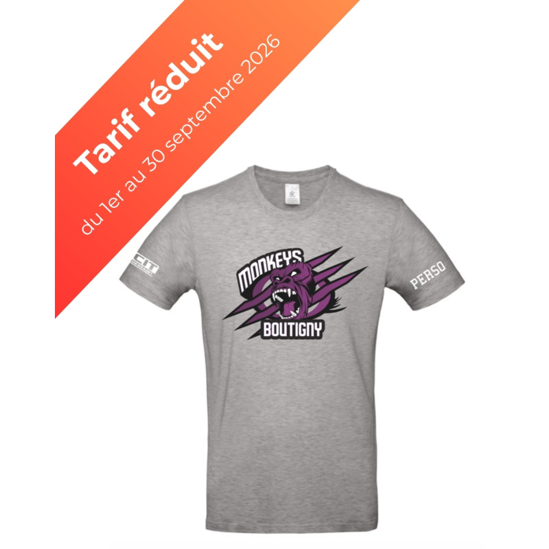 Tshirt coton avec logo devant enfant