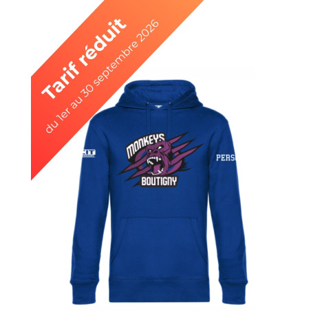 Sweat à capuche logo devant adulte
