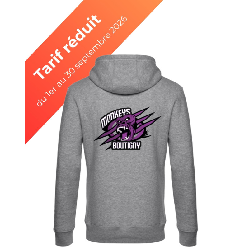 Sweat à capuche logo cœur 1+ dos enfant