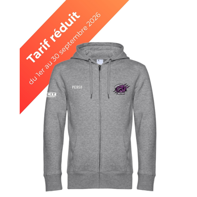 Sweat zippé enfant