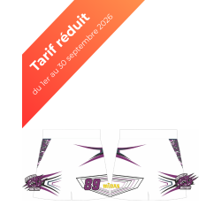 Short de sport sublimé enfant/adulte